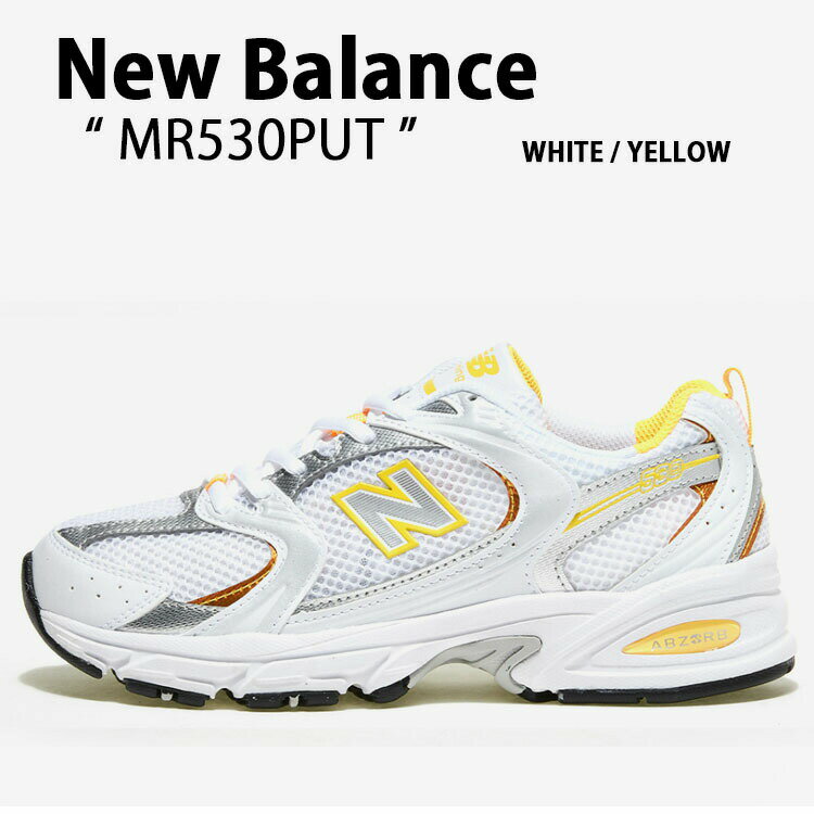 New Balance j[oX Xj[J[ 530 MR530PUT WHITE YELLOW V[Y zCg CG[ gfUC Y fB[XyÁzgpi