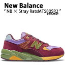 New Balance ニューバランス スニーカー Stray Rats × New Balance 580 ストレイ ラッツ MT580SR2 BURGANDY バーガンディ Multi マルチカラー シューズ メンズ レディース 男性用 女性用 男女兼用未使用品