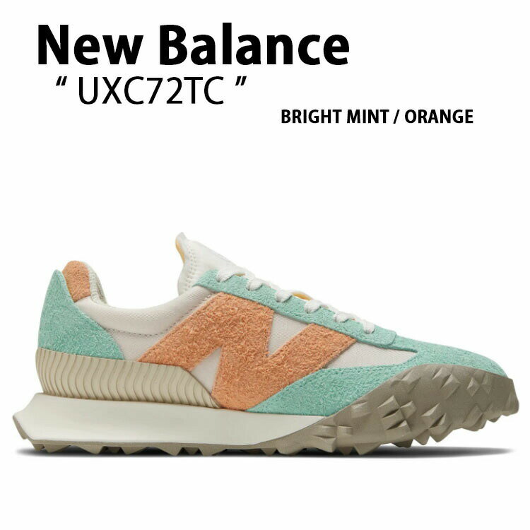 New Balance ニューバランス スニーカー NEWBALANCE XC72 UXC72TC BRIGHT MINT ORANGE シューズ ミント オレンジ メンズ レディース 男性用 女性用【中古】未使用品