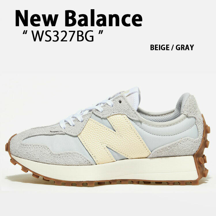 New Balance j[oX fB[X Xj[J[ WS327BG NEWBALANCE WS327 BEIGE LIGHT GRAY V[Y rbON x[W CgO[ pyÁzgpi