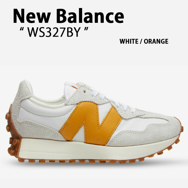 New Balance j[oX fB[X Xj[J[ WS327BY NEWBALANCE WS327 WHITE ORAGE V[Y rbON zCg IW pyÁzgpi