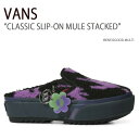 VANS バンズ スニーカー CLASSIC SLIP-ON MULE STACKED IRENEISGOOD MULTI VN0A4BVZBMB クラシックス...