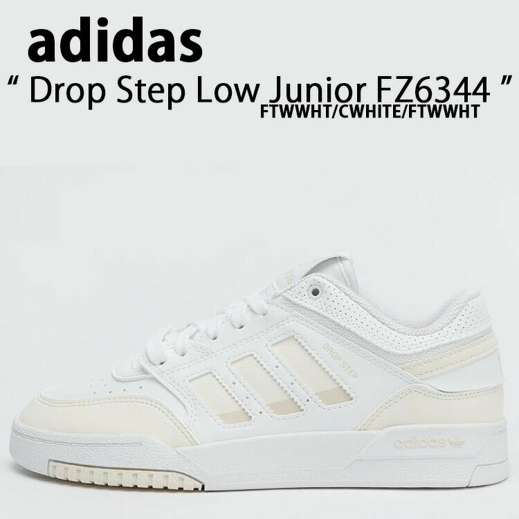 adidas Originals AfB_X IWiX Xj[J[ Drop Step Low Junior FZ6344 hbv Xebv [ White zCg qp LbY qǂpyÁzgpi