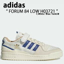 adidas Originals アディダス オリジナルス スニーカー FORUM 84 LOW H03721 フォーラム 84 ロー White Blue Gold ホワイト ブルー ゴールド メンズ レディース 男性用 女性用 男女兼用【中古】未使用品