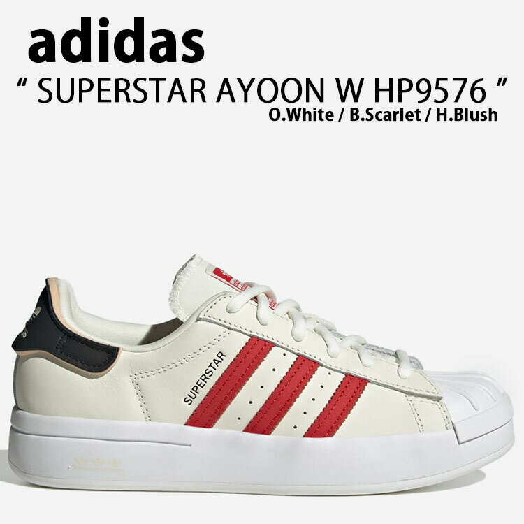 adidas Originals AfB_X IWiX Xj[J[ SUPERSTAR AYOON W HP9576 X[p[X^[ AYOON White Scarlet Blush zCg Y fB[X jp p jpyÁzgpi