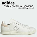 adidas Originals アディダス オリジナルス スニーカー STANSMITH W HQ6660 スタンスミス White Orange Silve...