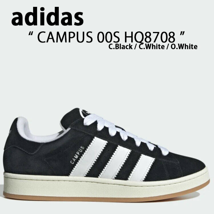 adidas Originals AfB_X IWiX Xj[J[ CAMPUS 00S HQ8708 LpX00S Black White ubN zCg Y fB[X jp p jpyÁzgpi