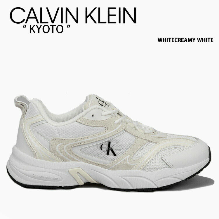 Calvin Klein JoNC Xj[J[ KYOTO SNEAKER WHITE CREAMY WHITE CK V[Y U[ {v LEgXj[J[ zCg S YM006360K6yÁzgpi