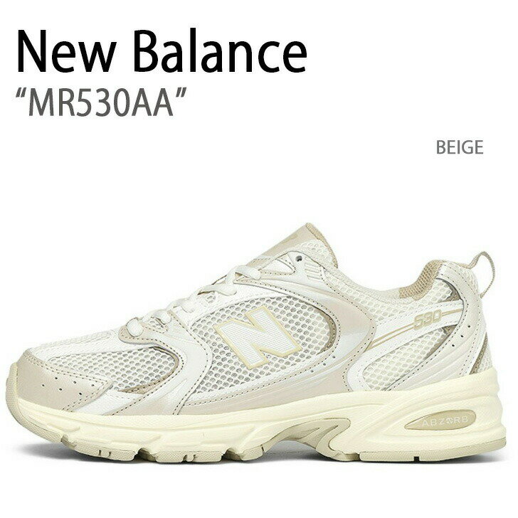 New Balance ニューバランス スニーカー MR530AA NEWBALANCE BEIGE ベージュ シューズ メンズ レディース 男性用 女性用【中古】未使用品