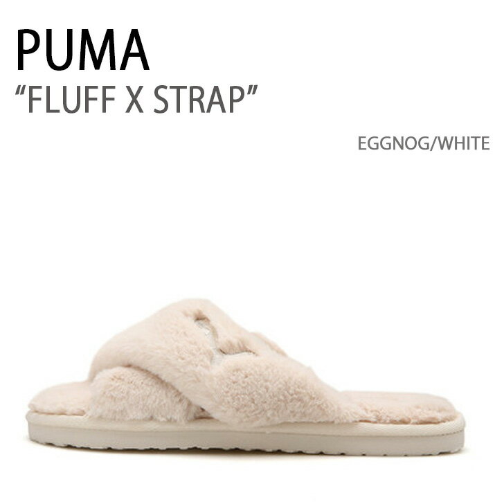 PUMA プーマ サンダル FLUFF X STRAP EGGNOG WHITE シューズ レディース 女性用 38...