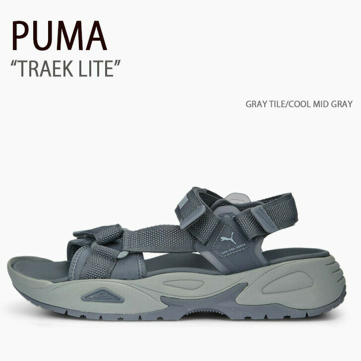 PUMA v[} T_ TRAEK LITE GRAY TILE COOL MID GRAY V[Y Y fB[X jp p 389075-02yÁzgpi