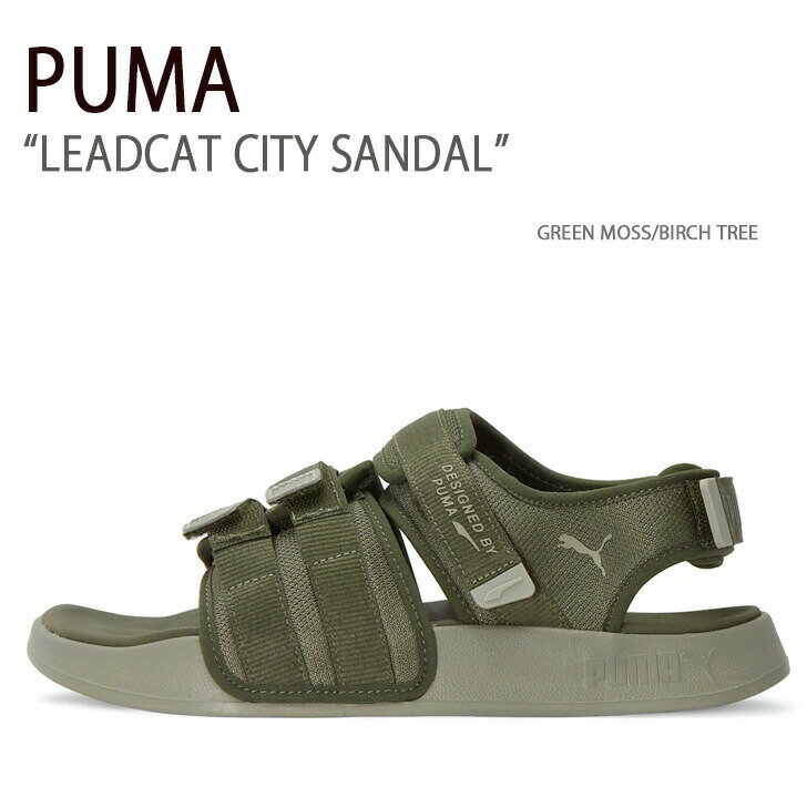 PUMA v[} T_ LEADCAT CITY SANDAL GREEN MOSS BIRCH TREE V[Y Y fB[X jp p 389079-03yÁzgpi