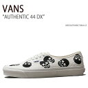 VANS バンズ スニーカー AUTHENTIC 44 DX NEEDLEPOINT SKULLS VN0A54F29GN オーセンティック44DX メンズ 男性用【中古】未使用品