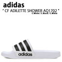 adidas アディダス サンダル スリッパ CF ADILETTE SLIDES AQ1702 アディレット スライド サンダル White Black ホワイトブラック シューズ メンズ レディース 未使用品