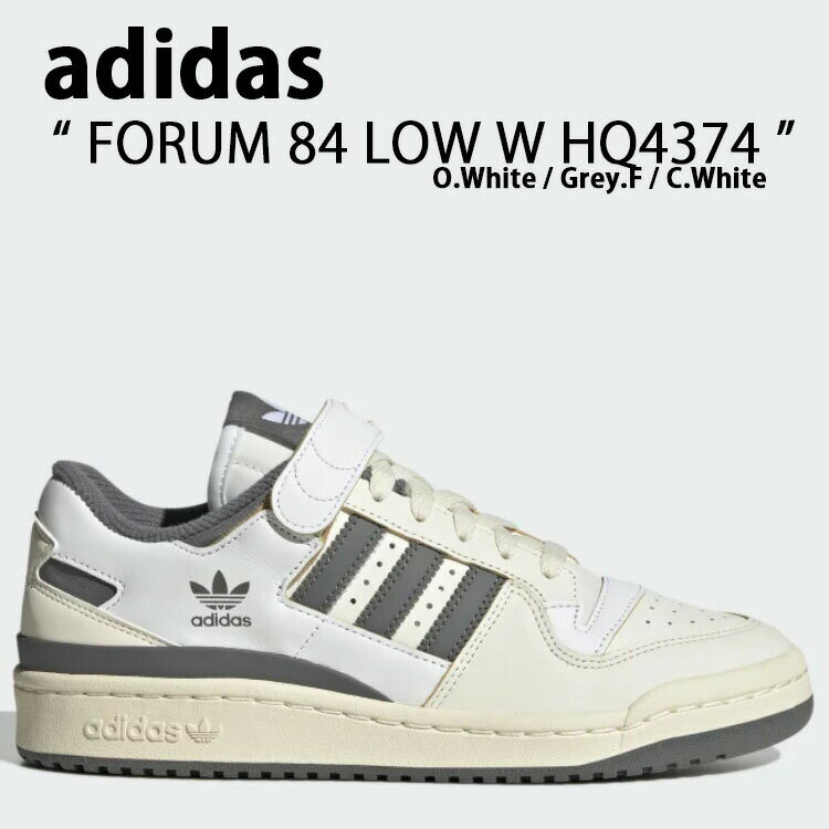 adidas Originals AfB_X IWiX Xj[J[ FORUM 84 LOW W HQ4374 tH[ [ White Grey Black zCg O[ ubN fB[X pyÁzgpi