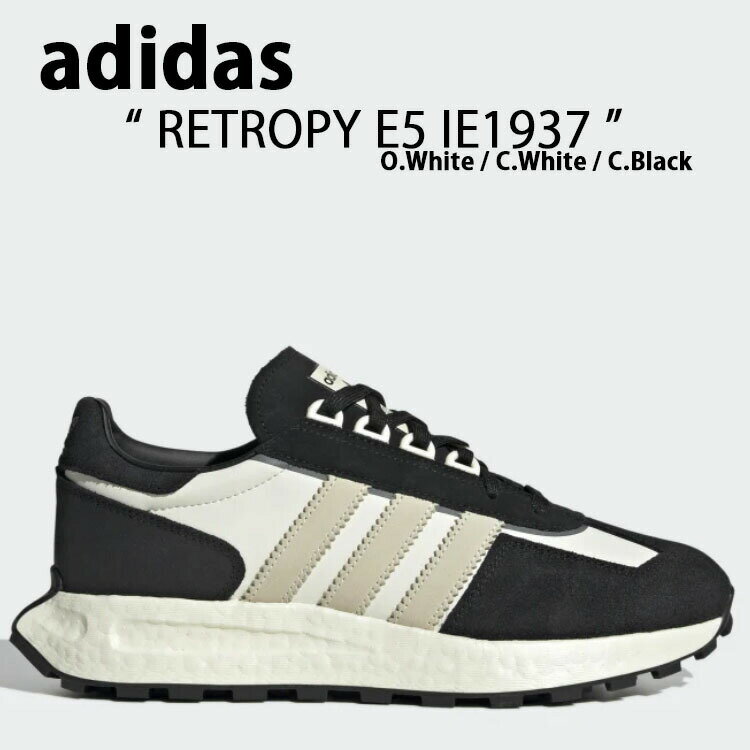 adidas アディダス スニーカー RETROPY E5 IE1937 レトロピー E5 Off White Cream Black オフホワイト クリーム ブラック メンズ レディース 男性用 女性用 男女兼用【中古】未使用品