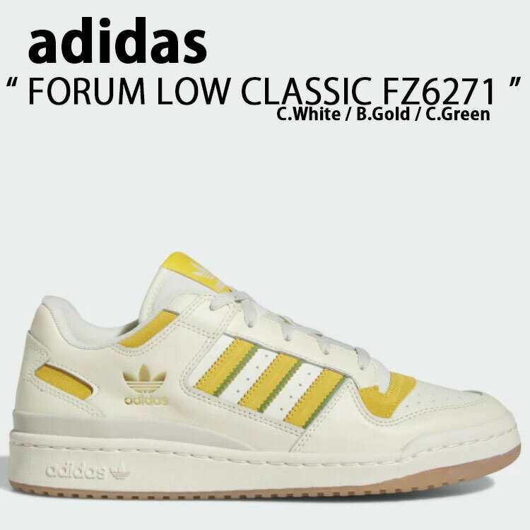 adidas Originals AfB_X IWiX Xj[J[ FORUM LOW CLASSIC FZ6271 tH[ [ NVbN Cream White Gold Green N[ zCg S[h O[ Y fB[X jp p jpyÁzgpi