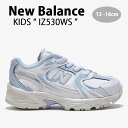 New Balance ニューバランス キッズ スニーカー NewBalance 530 BLUE キッズシューズ ブルー ホワイト IZ530WS ベビー用 キッズ用 子供用【中古】未使用品