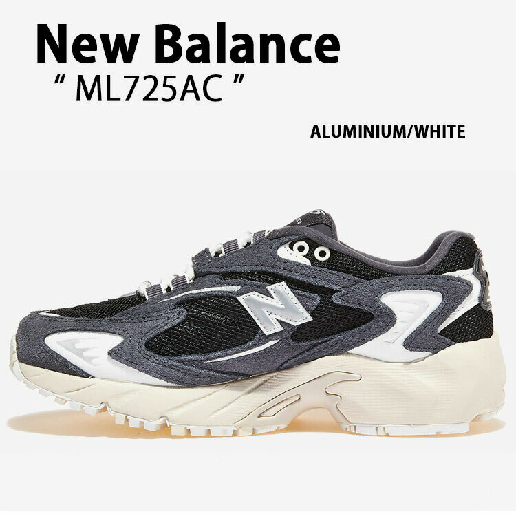 New Balance ニューバランス スニーカー ML725 ALUMINIUM WHITE ML725AC シューズ アルミニウム ホワイト シューズ ランニングシューズ メンズ レディース【中古】未使用品のサムネイル