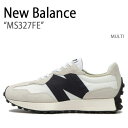 New Balance ニューバランス スニーカー MS327 MS327FE MULTI マルチ シューズ レザー 本革 メンズ レディース【中古】未使用品