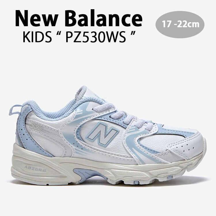 New Balance ニューバランス キッズ スニーカー NewBalance 530 BLUE キッズシューズ ブルー ホワイト ..