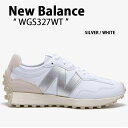New Balance ニューバランス レディース スニーカー WGS327 WGS327WT ゴルフシューズ SILVER WHITE BEIGE シューズ シルバー ホワイト ベージュ スパイクレス【中古】未使用品