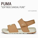 PUMA プーマ サンダル SOFTRIDE SANDAL PURE BLACK WHITE ソフトライドサンダルピュア ダスティータン プリスティン シューズ メンズ レディース 男性用 女性用 389083-04【中古】未使用品