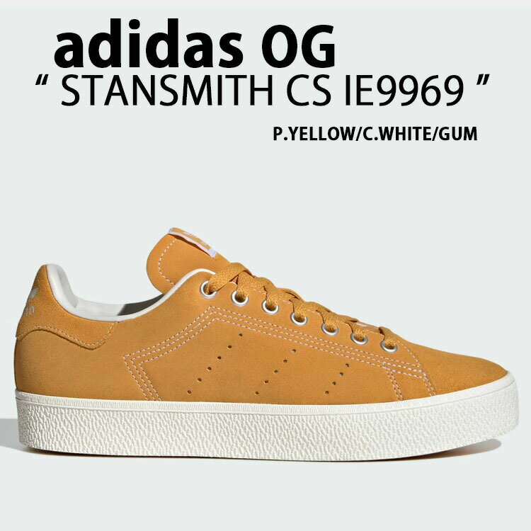 adidas Originals アディダス オリジナルス スニーカー STAN SMITH CS COLLEGE YELLOW GUM IIE9969 スタンスミス スウェードシューズ スウェードスニーカー マスタード ガム メンズ レディース【中古】未使用品