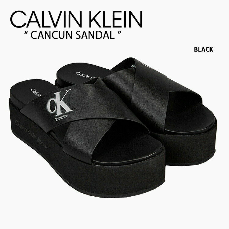 Calvin Klein JoNC T_ CANCUN SANDAL ANCIENT WHITE CK V[Y JNT_ ubN S YW00964BDS fB[X pyÁzgpi