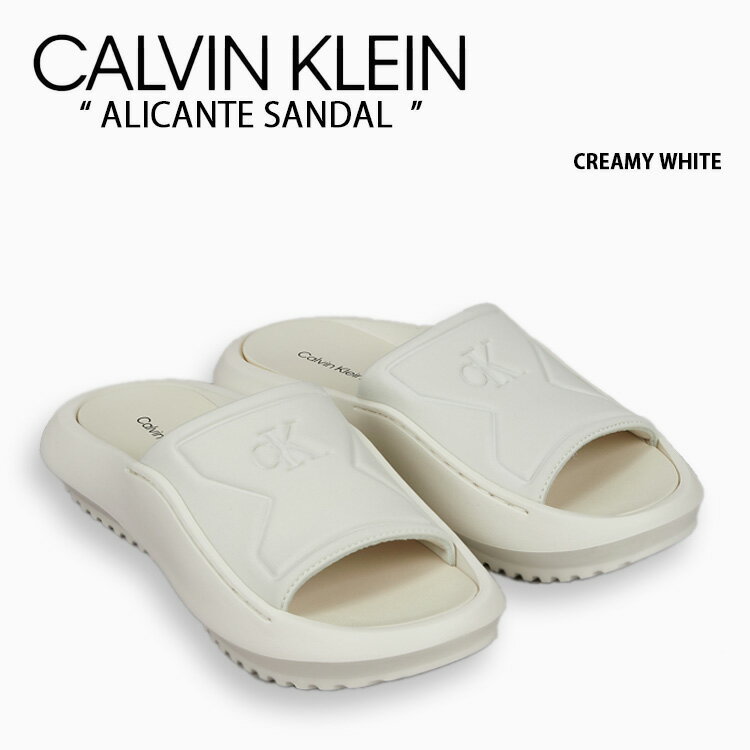 Calvin Klein JoNC T_ ALICANTE SANDAL CREAMY WHITE CK V[Y AJeT_ S YW00978 YBJ fB[X pyÁzgpi