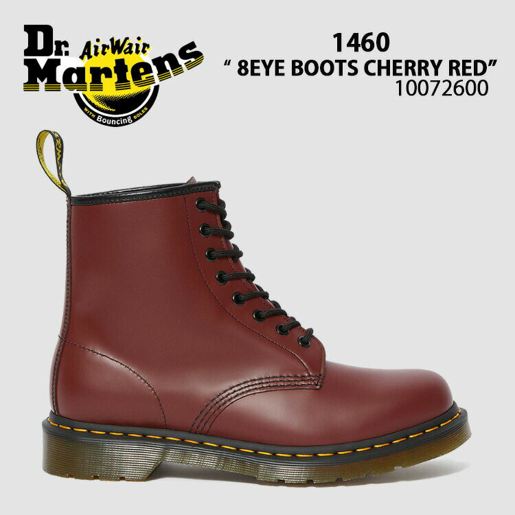 Dr.Martens ドクターマーチン 8ホールブーツ レザーブーツ 1460 8EYE BOOTS 10072600 1460 CHERRY RED チェリーレッド レザー シューズ メンズ レディース 男性用 女性用 男女兼用【中古】未使用品