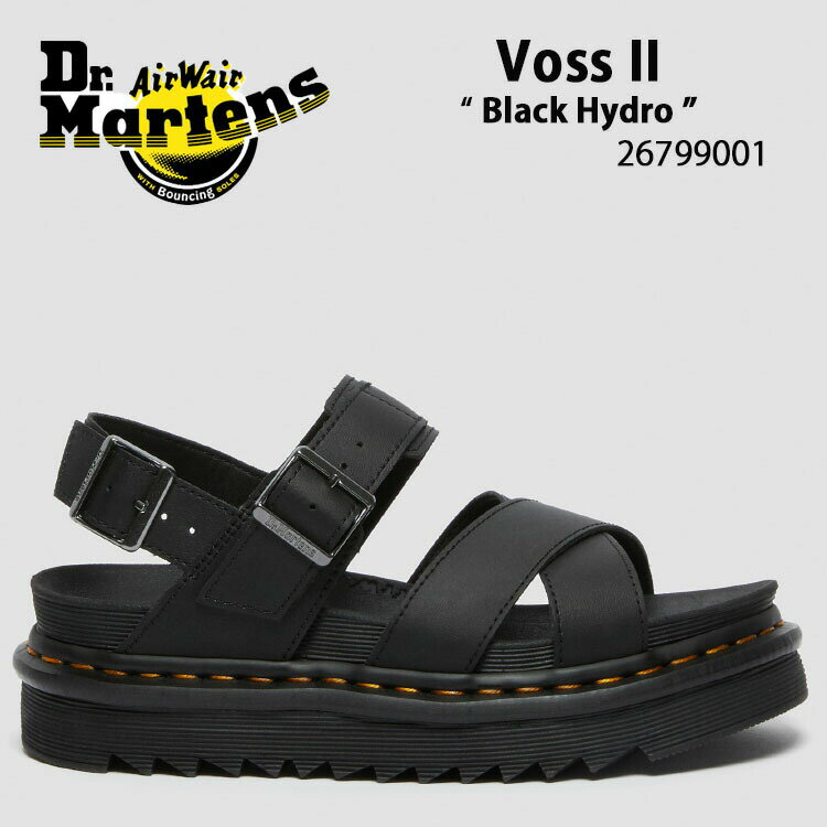 Dr.Martens hN^[}[` T_ xgT_ Voss II Black Hydro 26799001 XgbvT_ ubN TCY fB[X p yÁzgpi