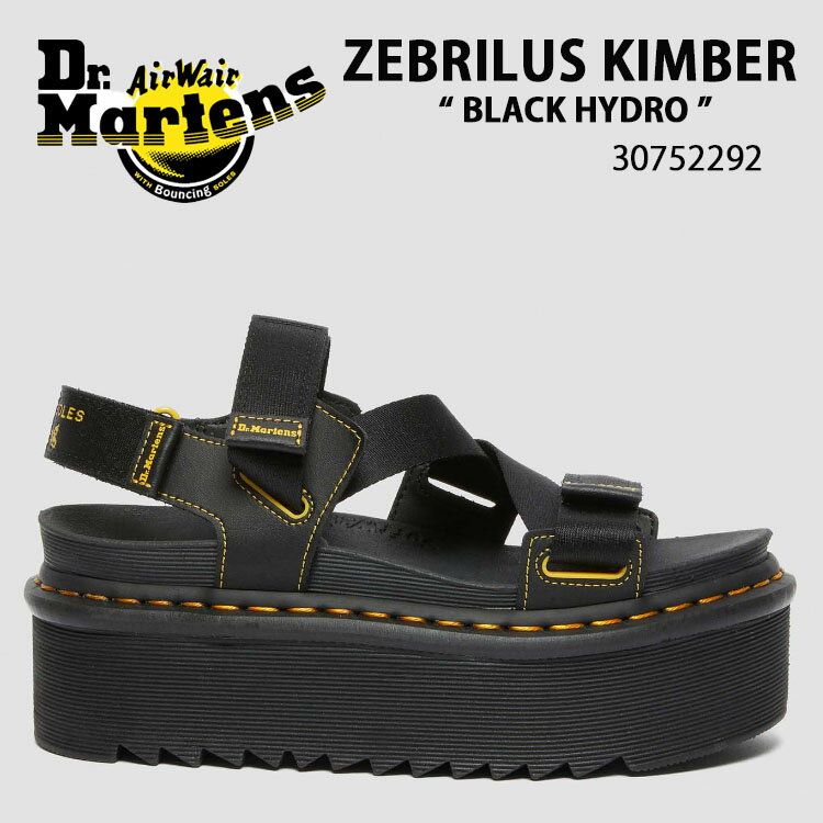 Dr.Martens hN^[}[` T_ XgbvT_ ZEBRILUS KIMBER 27351001 BLACK ubN TCY fB[X pyÁzgpi