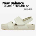 New Balance ニューバランス サンダル N-Clay SANDAL SD3601HLG スポーツサンダル スポサン CREAM BEIGE ストラップサンダル ヒールストラップ クリーム ベージュ メンズ レディース【中古】未使用品