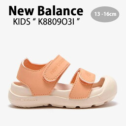 New Balance ニューバランス キッズ サンダル NewBalance 8809 ORANGE キッズシューズ オレンジ ベージュ ベルクロ K8809O3I ベビー用 キッズ用 ジュニア用 子供用【中古】未使用品