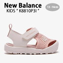 New Balance ニューバランス キッズ サンダル NewBalance 8810 PINK キッズシューズ ピンク ベルクロ メッシュ K8810P3I ベビー用 キッズ用 子供用【中古】未使用品