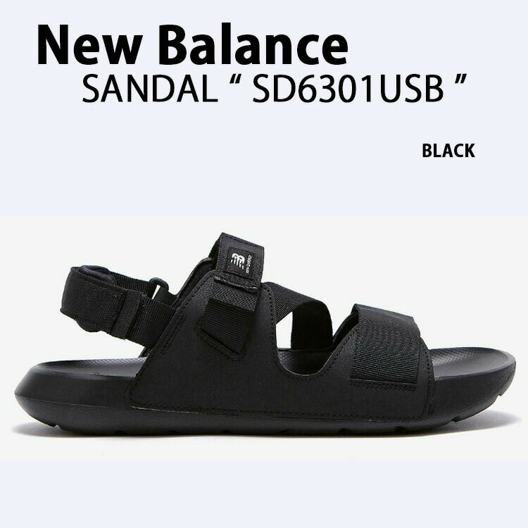 New Balance ニューバランス サンダル SD6301USB BLACK スポーツサンダル 