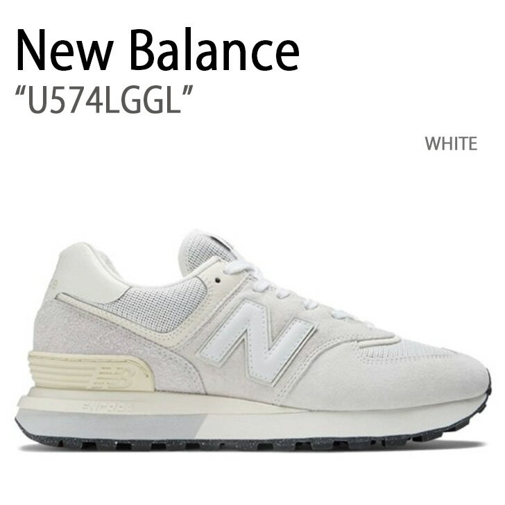 New Balance ニューバランス スニーカー U574LGGL WHITE NBP7DB119W ホワイト シューズ レザー 本革 メンズ レディース【中古】未使用品