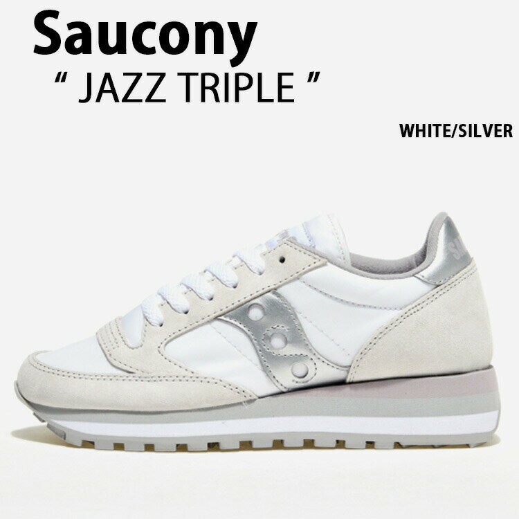 Saucony åˡ ˡ JAZZ TRIPLE WHITE SILVER S60530-16 塼 㥺ȥץ ...