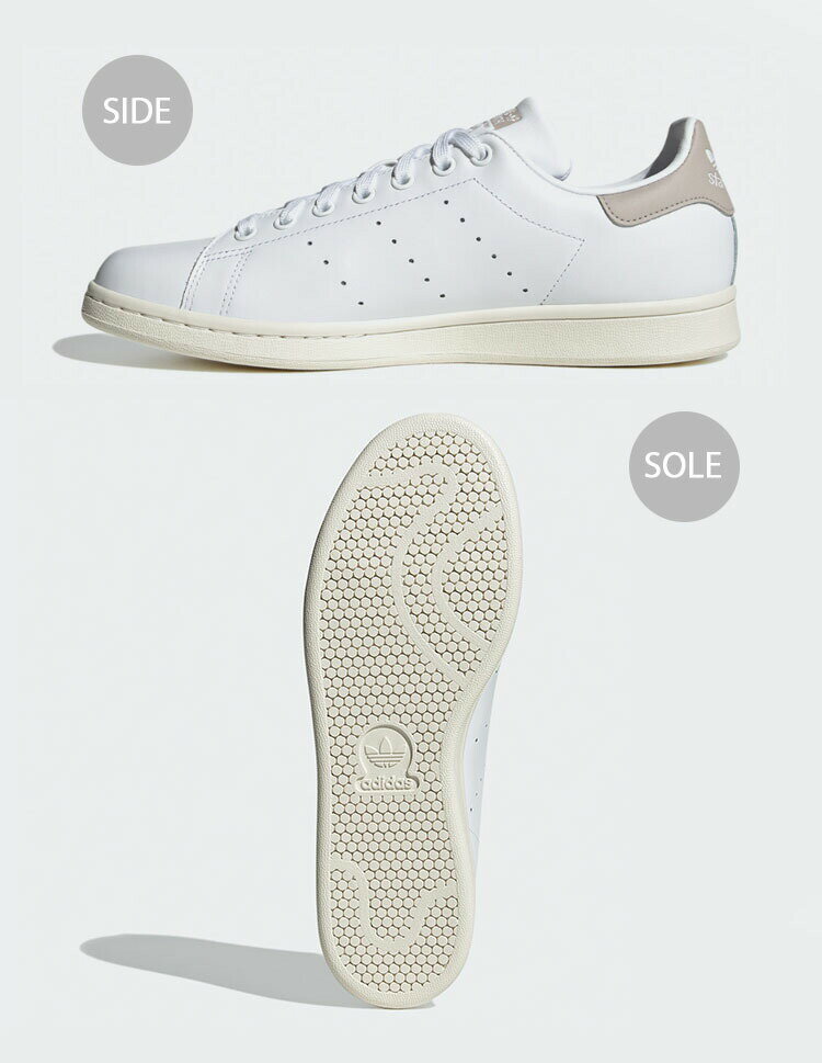 adidas Originals アディダス オリジナルス スニーカー STANSMITH WHITE GREIGE GX8849 スタンスミス シューズ ホワイト グレージュ メンズ レディース【中古】未使用品