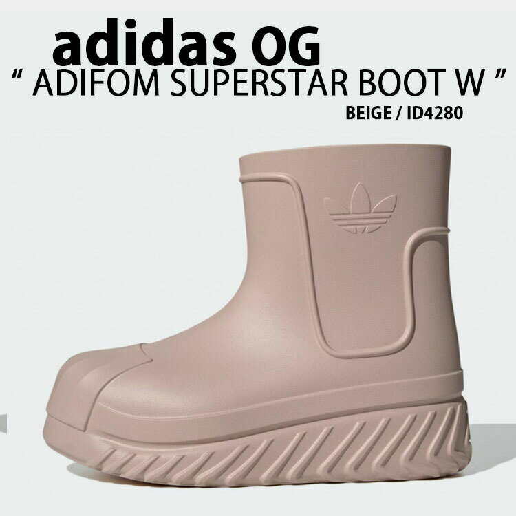 adidas originals AfB_X fB[X u[c ADIFOM SUPERSTAR BOOT W BEIGE TAUPE ID4280 X[p[X^[u[c AfBtH[u[c x[W ^[v V[Y Cu[cyÁzgpi