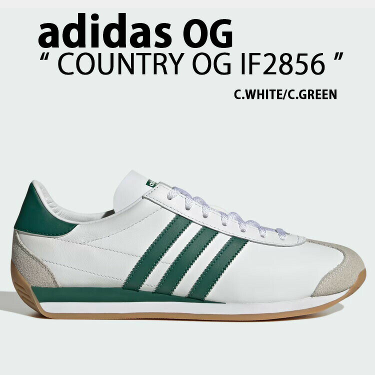 adidas Originals AfB_X IWiX Xj[J[ COUNTRY OG WHITE GREEN IF2856 Jg[ Jg[OG U[Abp[ zCg O[ NVbN Y fB[XyÁzgpi