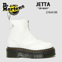 Dr.Martens ドクターマーチン ブーツ JETTA ジップ ブーツ WHITE 27656100 厚底 ジップ アップ ブーツ ホワイト レディース 女性用未使用品