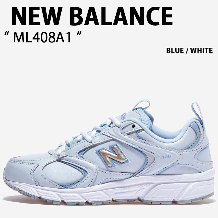 New Balance j[oX Xj[J[ NEWBALANCE ML408 ML408A1 BLUE WHITE V[Y u[ zCg fB[X pyÁzgpi