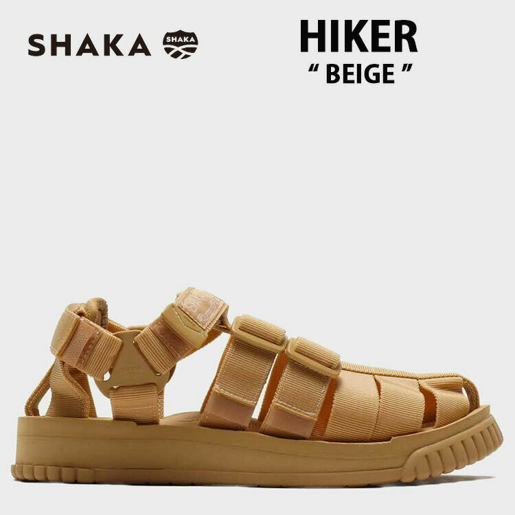 SHAKA サンダル シャカ サンダル HIKER ハイカー BEIGE ベージュ メンズ レディース 男性用 女性用 男女兼用【中古】未使用品