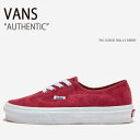VANS バンズ スニーカー AUTHENTIC PIG SUEDE HOLLY BERRY VN0009PVZLD オーセンティック ピッグスエードホリーベリー レディース 女性用(4)