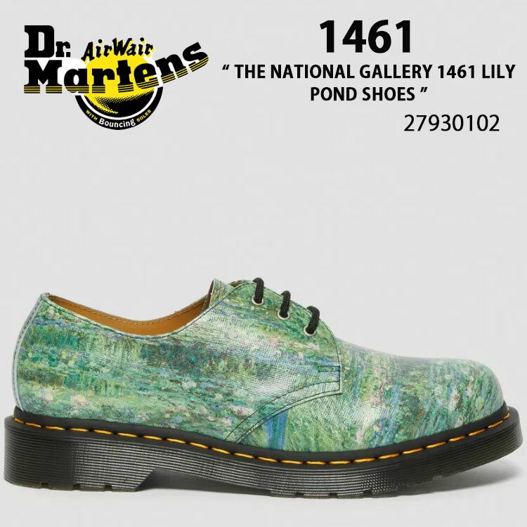 Dr.Martens hN^[}[` U[V[Y 1461 THE NATIONAL GALLERY 1461 LILY POND SHOES 27930102 GREEN BACKHAND O[ 3EYE 3z[ V[Y fB[X pyÁzgpi