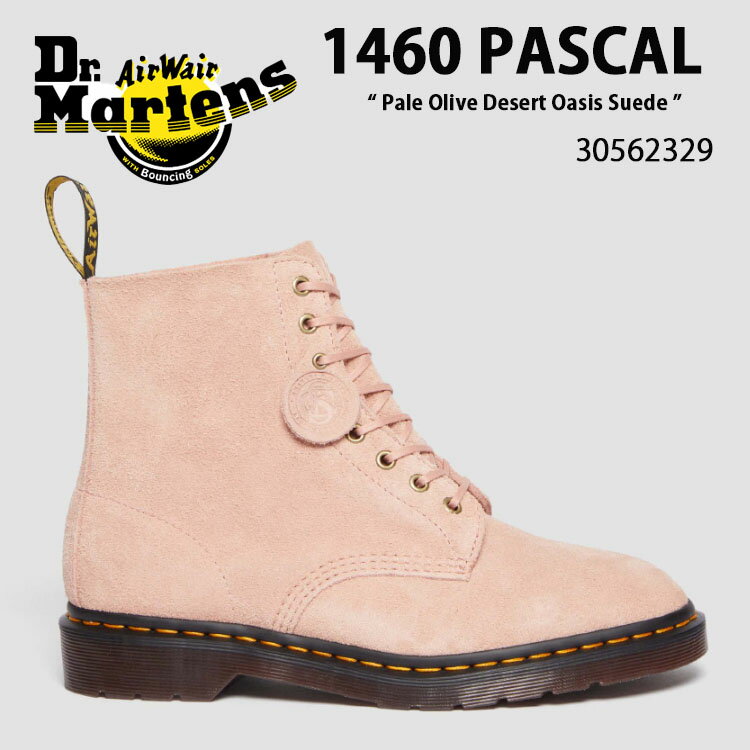 Dr.Martens hN^[}[` 8z[u[c XEF[h U[ 1460 PASCAL Pale Olive Desert Oasis Suede 30562329 s[`x[W sN XG[hU[ V[Y fB[X pyÁzgpi