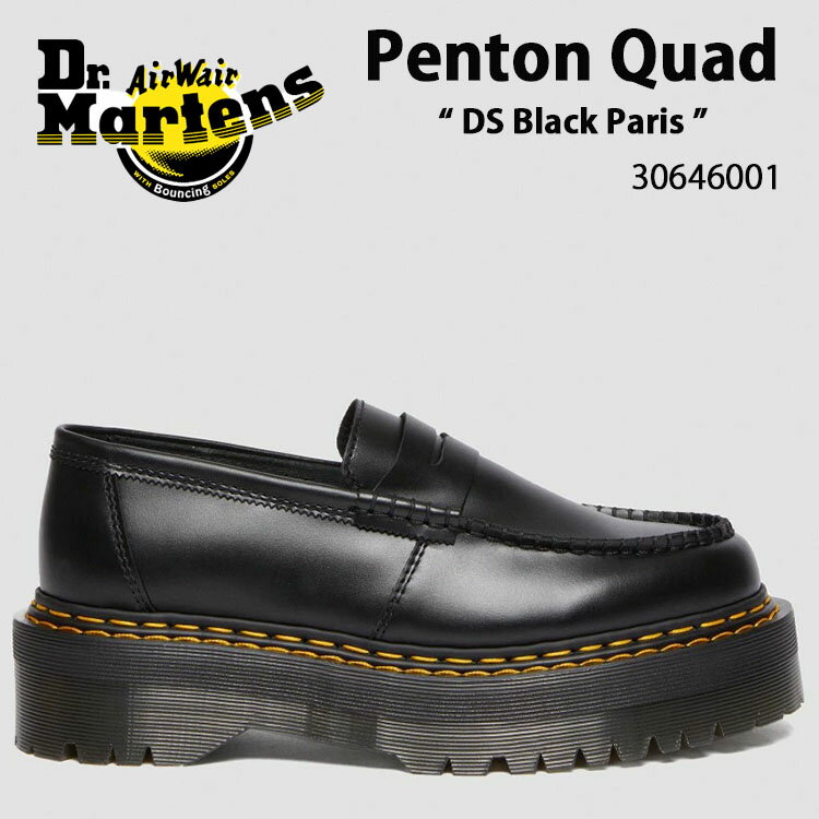 Dr.Martens ɥޡ ե Penton Quad DS Black Paris 30646001 ڥȥ 率å DS ֥륹ƥå  ե  ǥ  ѡš̤