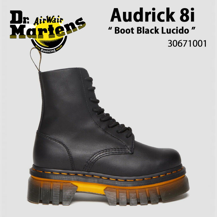 Dr.Martens hN^[}[` u[c 8H u[c Audrick 8i Boot Black Lucido 30671001 ubN  fB[X pyÁzgpi
